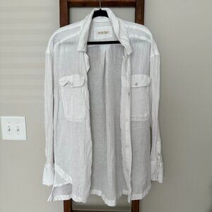 Free People White Top